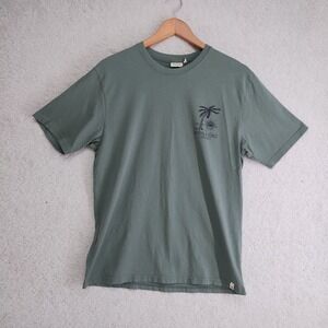 Pacific Creations T-Shirt Mens M Green Short Sleeve Graphic Ocean Inspired